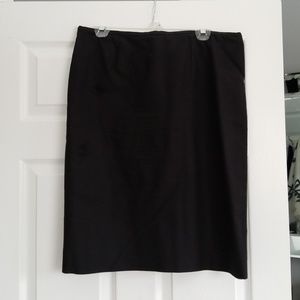 Calvin Klein straight black skirt